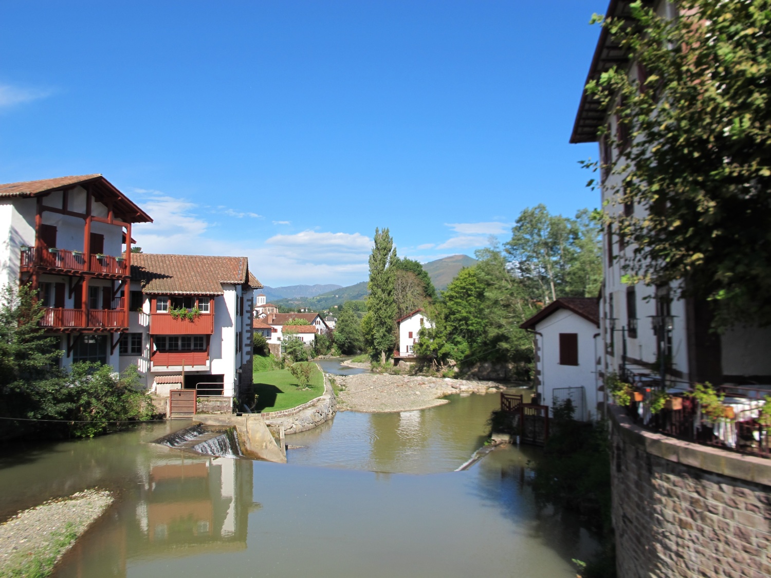 View of the river in Saint Jean Pied-de-Port