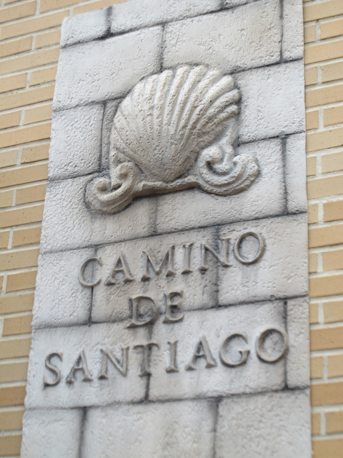 Camino de Santiago sign