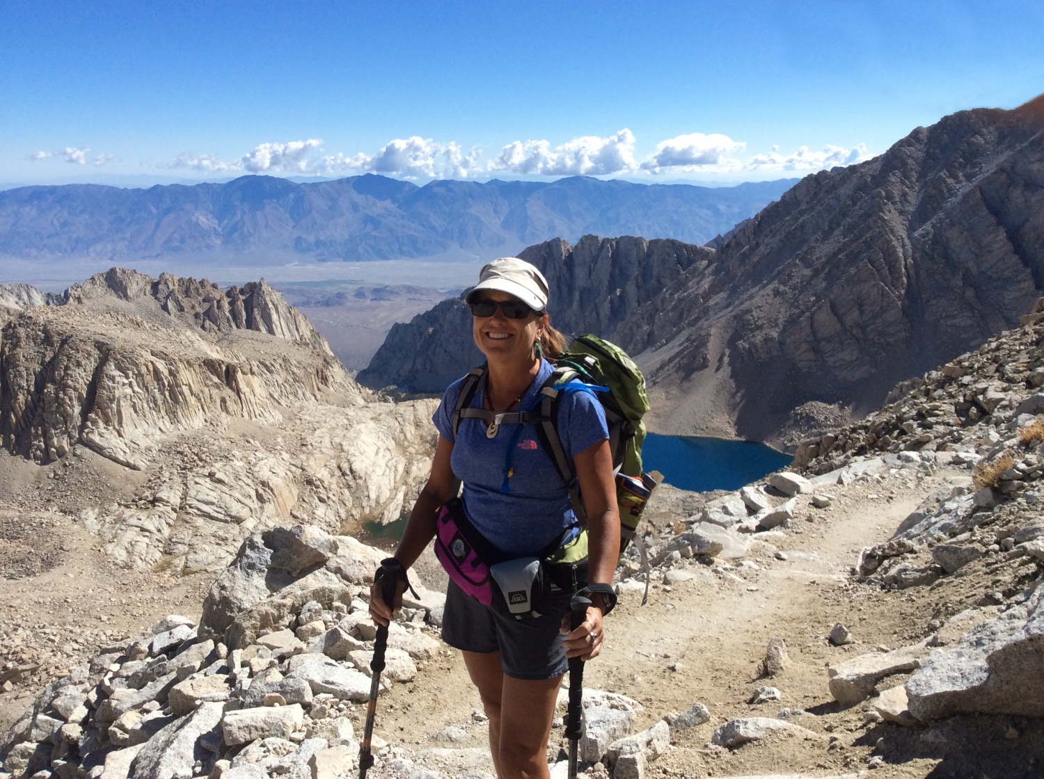 View from Trail Crest on the way to Mount Whitney