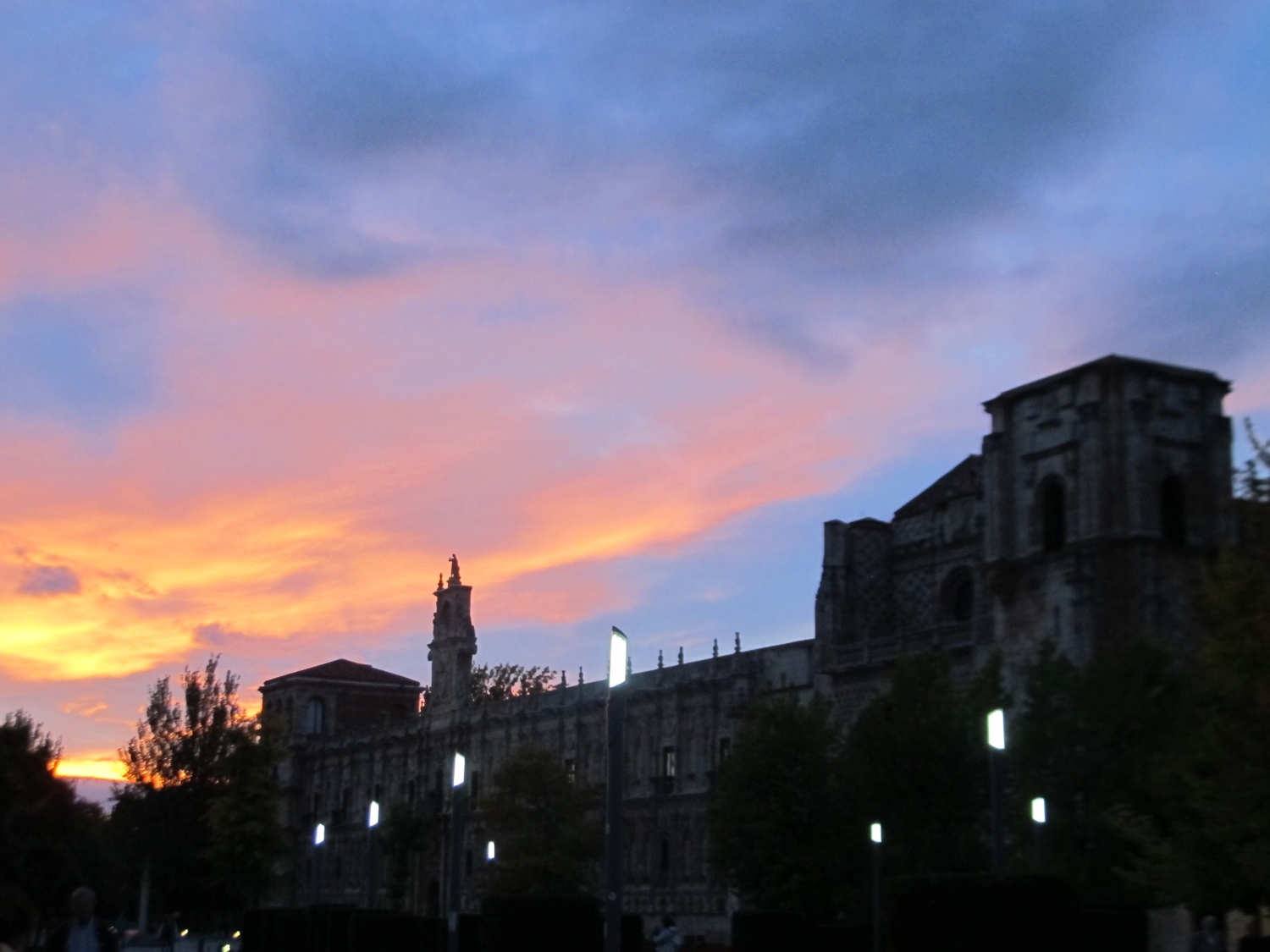 Sunset over The Parador