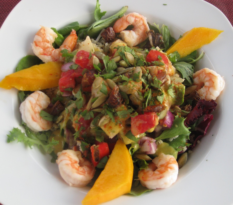 Mecca Azteca Salad with Shrimp